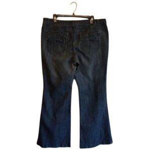 Willi Smith Women's Size 14 Bell Bottom Blue Jeans -Vintage